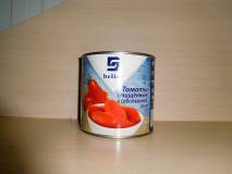 Продам томаты очищенные целые в томатном соке "believ" (2,500 кг/2,815 кг/2650 мл) ж/б кор. 6 шт. оптом
