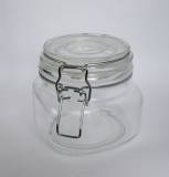стеклобанка твист-офф 82 диаметра венчика, банка с бугельным замком, стеклянная тара для премиум класса
