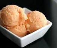 мороженое персиковое