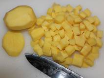 картофель кубик