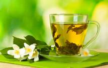 Зеленый чай листовой с изысканным сочетанием японской липы