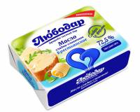 Масло сладко-сливочное Крестьянское 72,5% фольга 100 гр. т/м Любодар