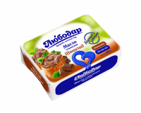 Масло сливочное Шоколадное 62% фольга 180 гр. т/м Любодар